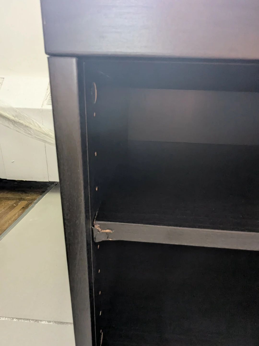 Ikea Black Media Console / Storage Unit - photo 4