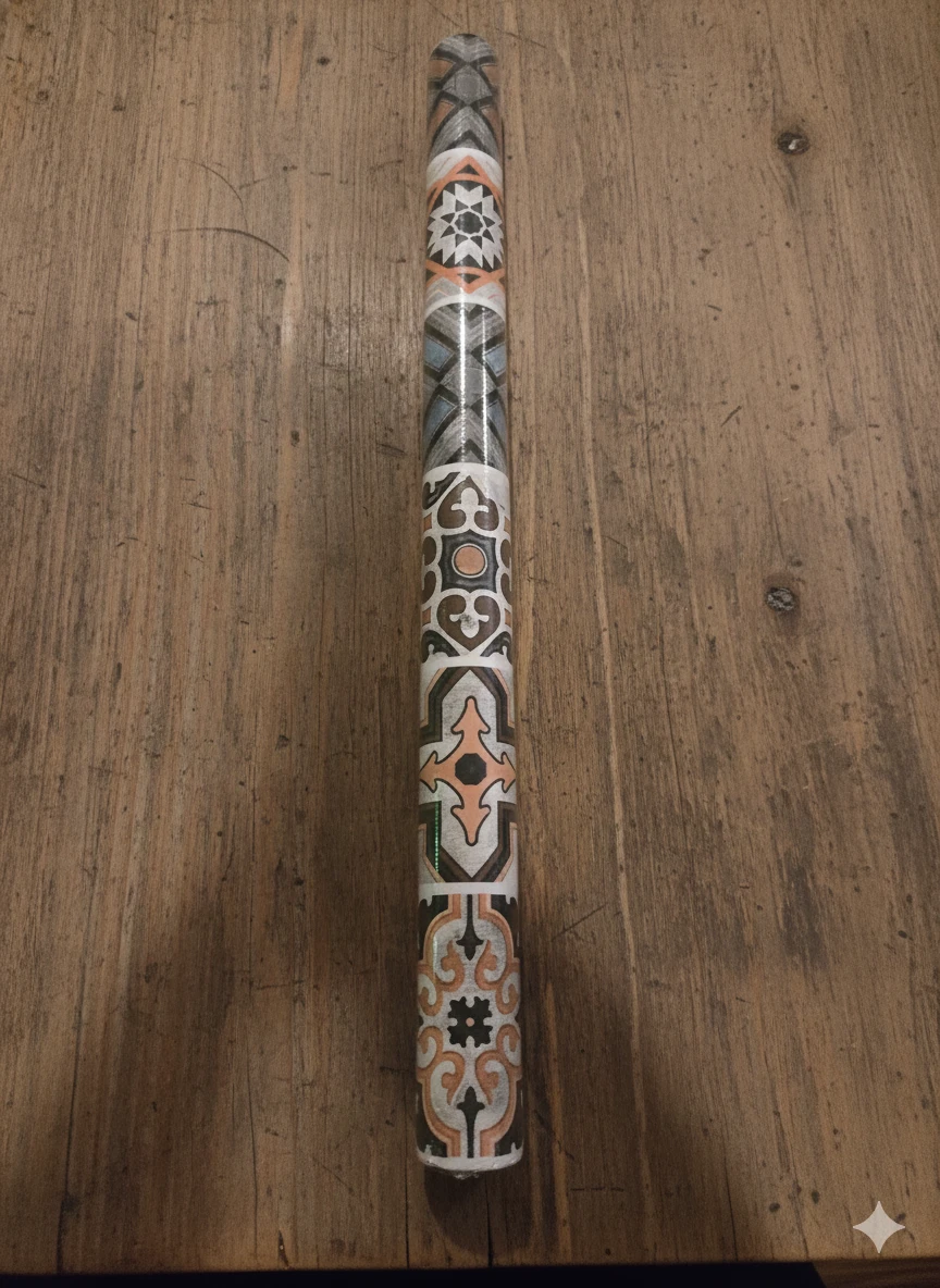 Decorative Peel and Stick Wallpaper Roll. Oil and water proof. - photo 2