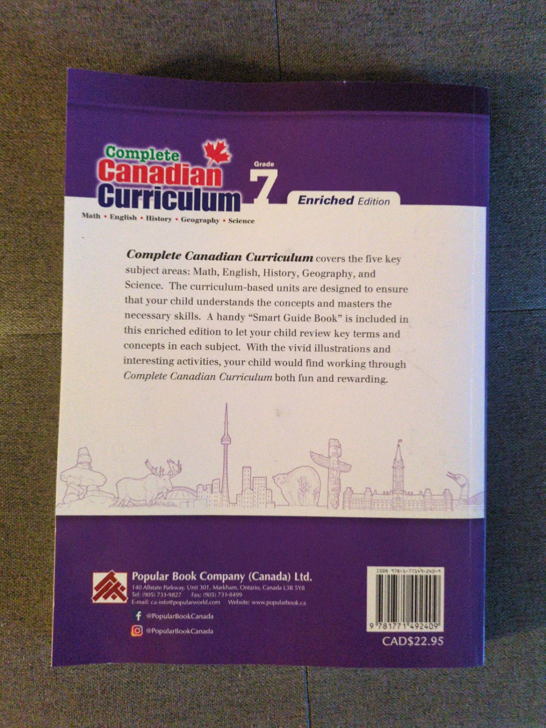 Almost New --Complete Canadian Curriculum Grade 7 - photo 2