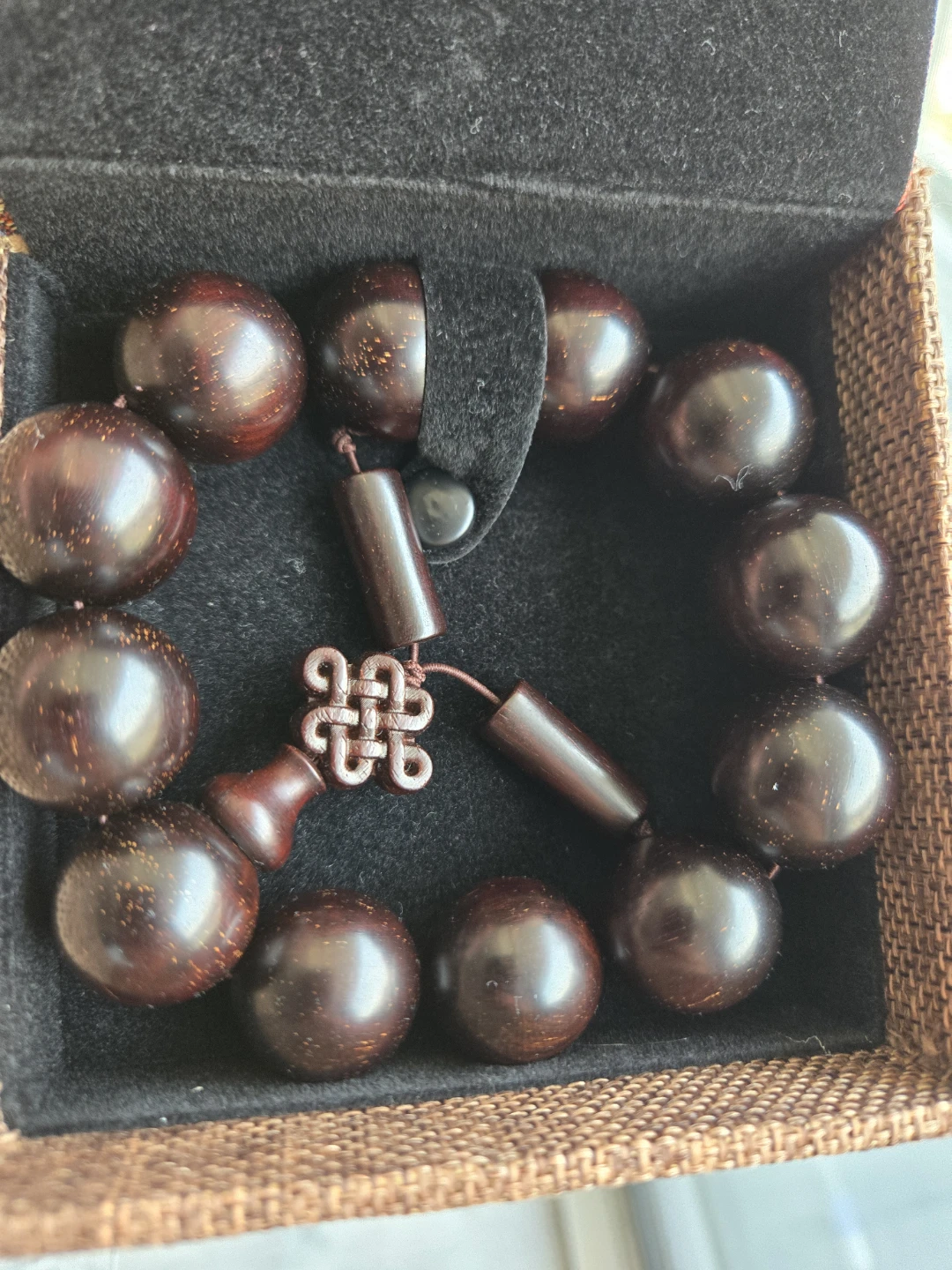 Wooden Beaded Bracelet with Tassel - photo 3