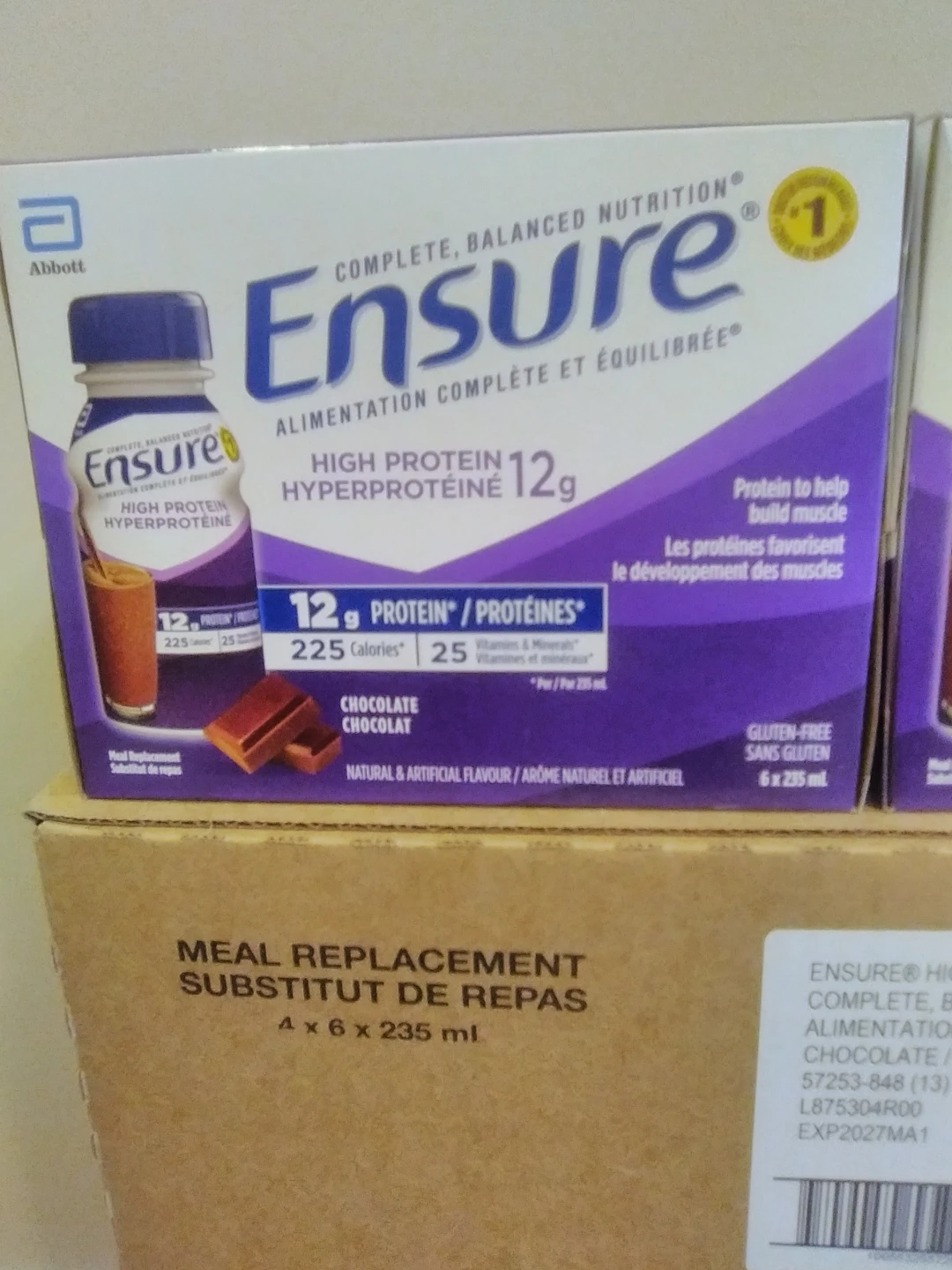 Ensure High protein, Chocolate: Only $30/case( 24 Bottles) - photo 2