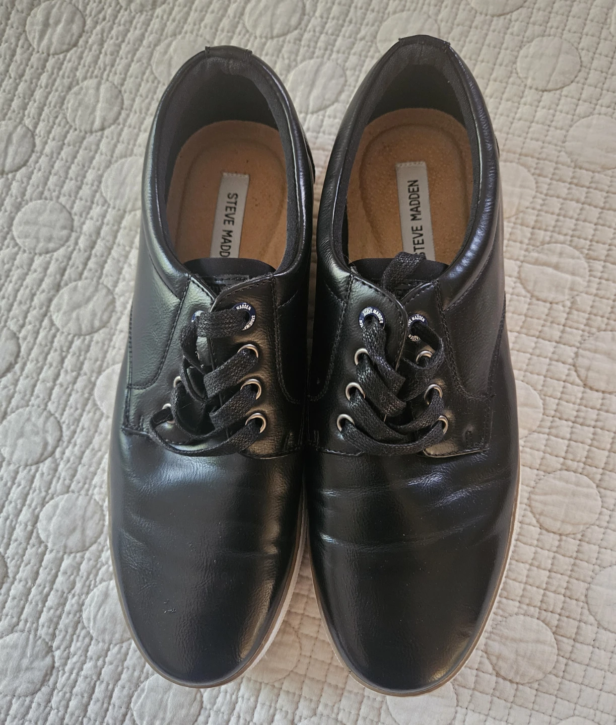 Steve Madden NEW lace up shoes Mens Size 10