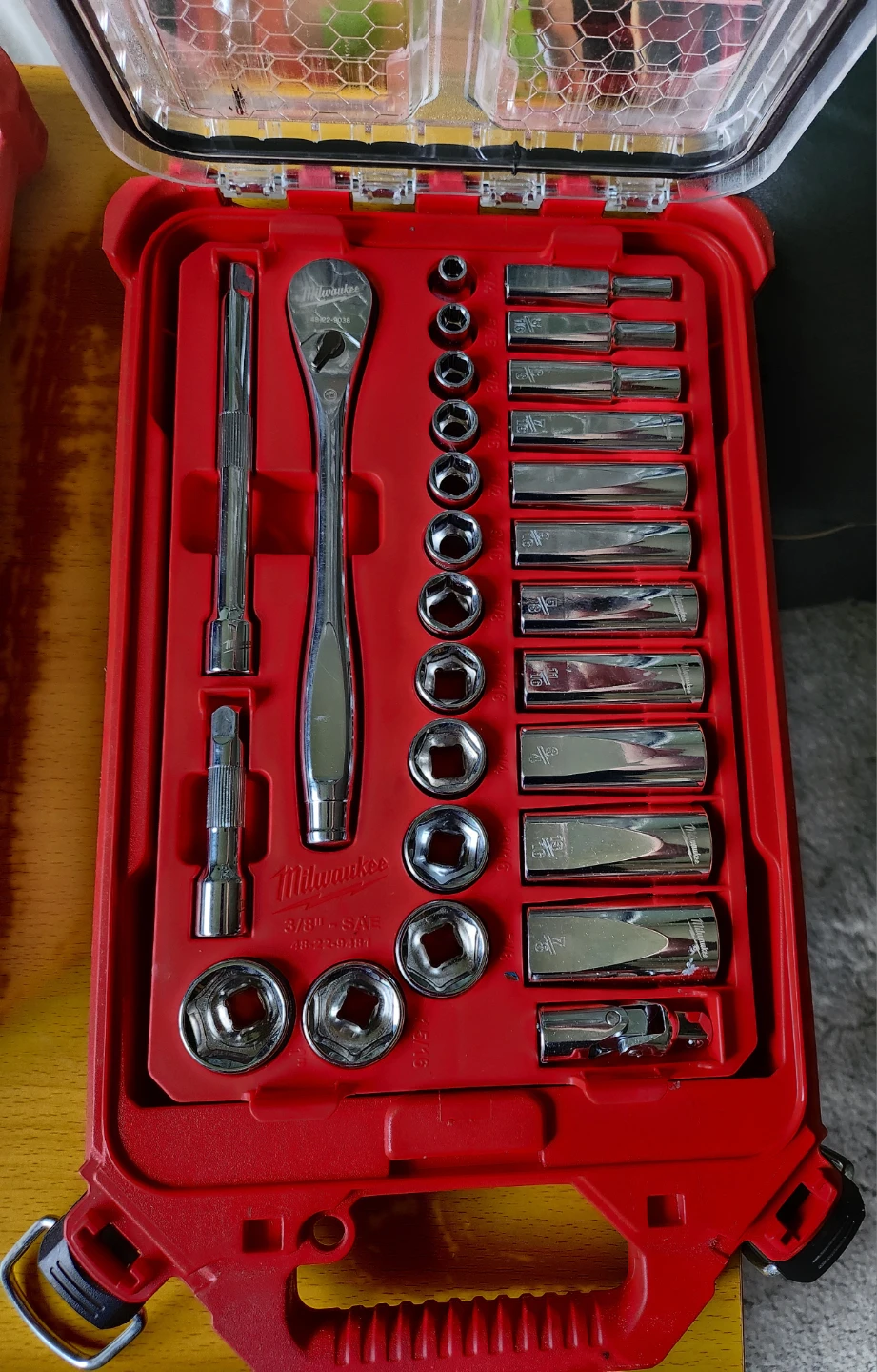 Milwaukee PACKOUT 3/8" SAE Socket Set - photo 2