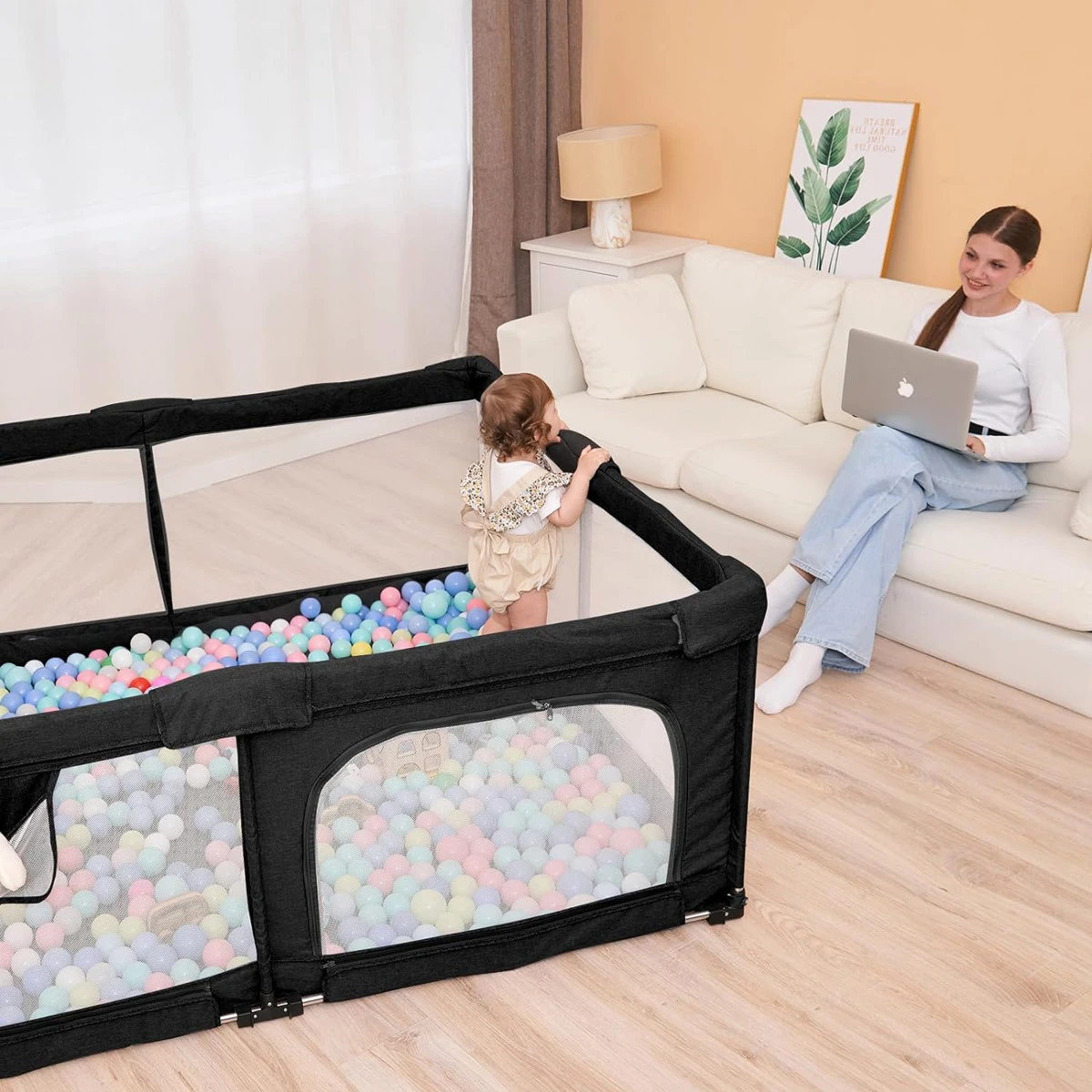 New Foldable Baby Playpen 51"×51" - photo 2