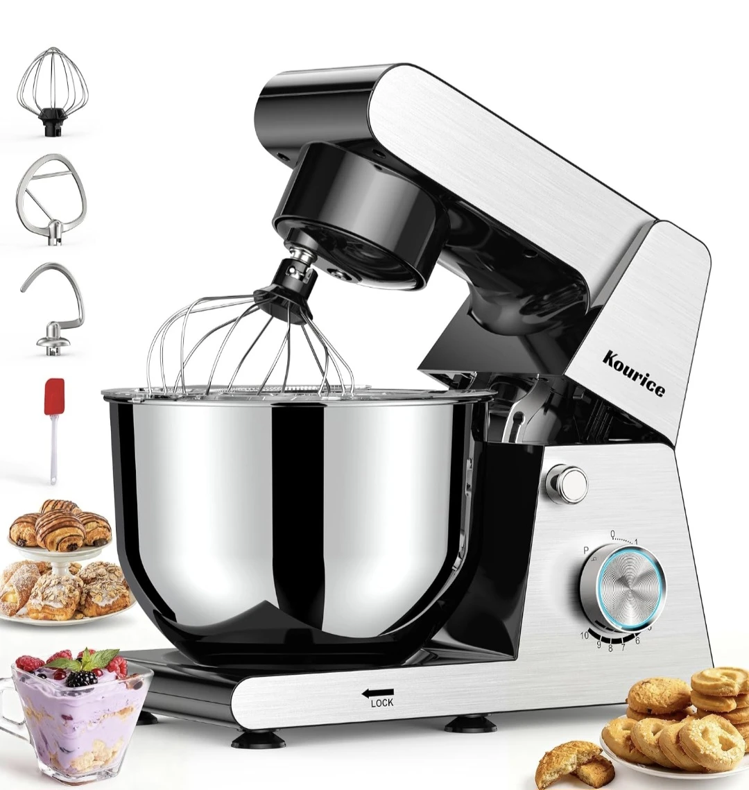 Kourice Stand Mixer with Attachments