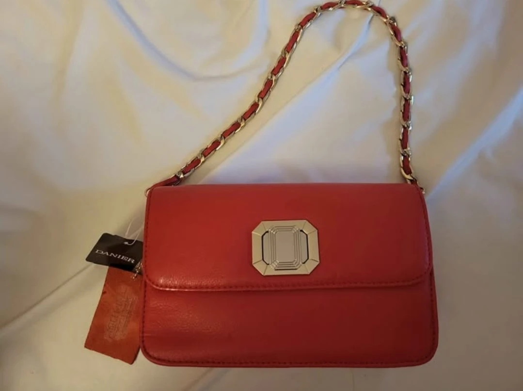 Red Danier Shoulder Bag