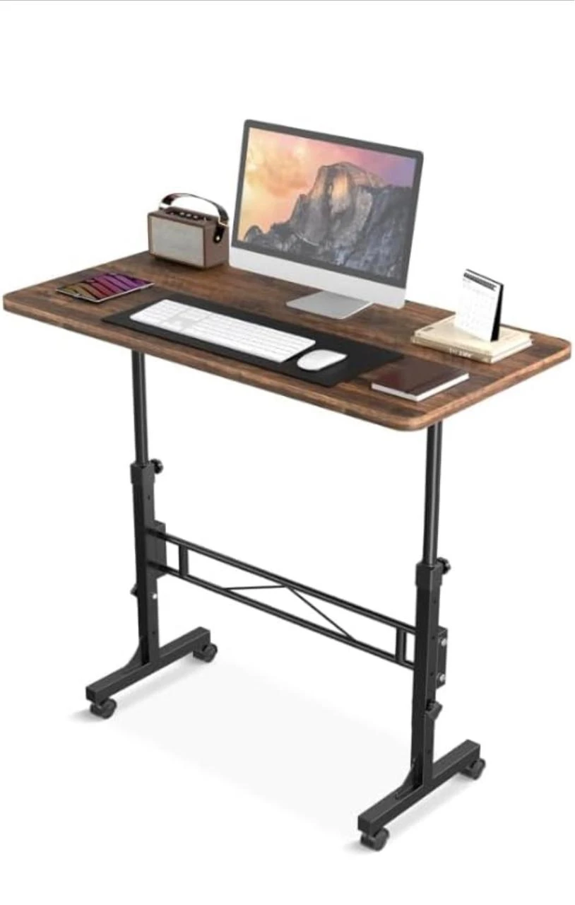 Adjustable Height Rolling Desk
