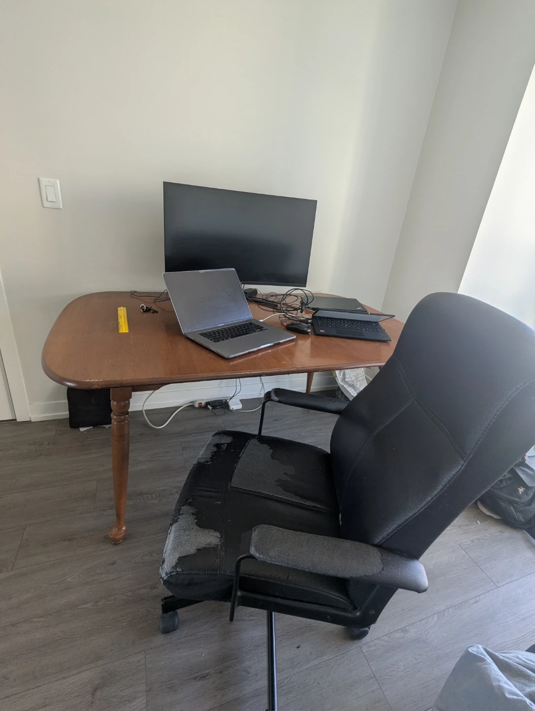 Wooden Dining Table with chair
