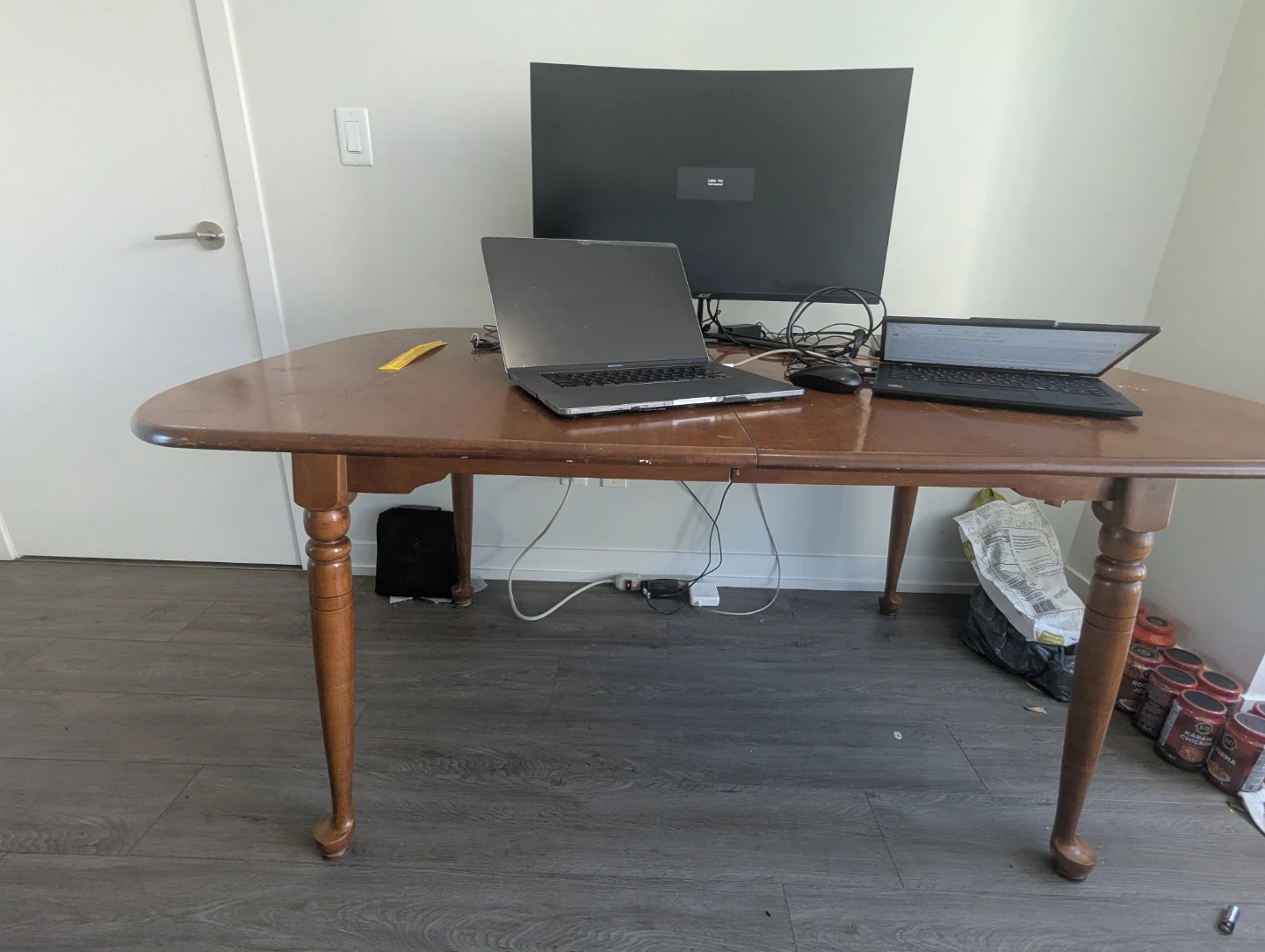 Wooden Dining Table with chair - photo 5