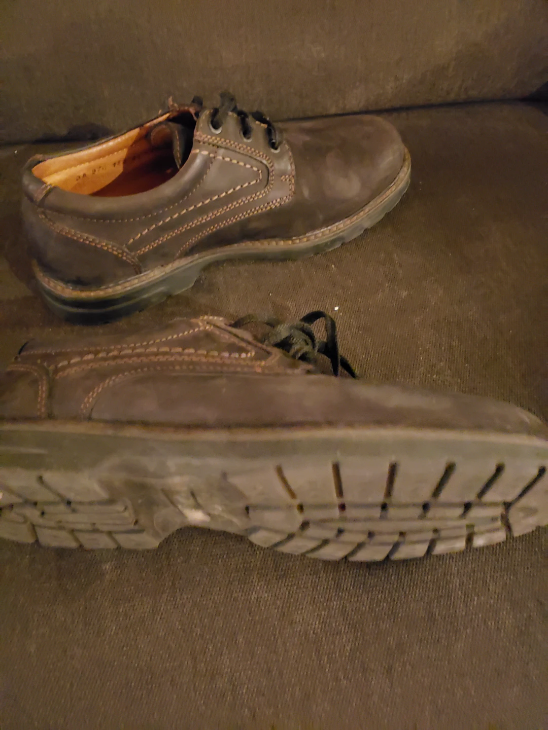 FIERI Brown Leather Dress Shoes