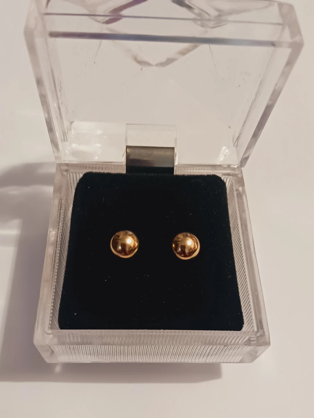 14K Gold Ball Stud Earrings - photo 2