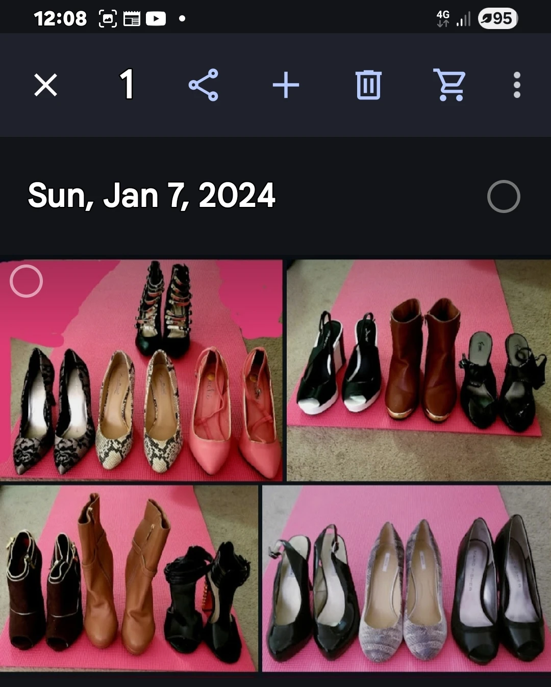 Assorted Women's Heels and Boots Bundle each