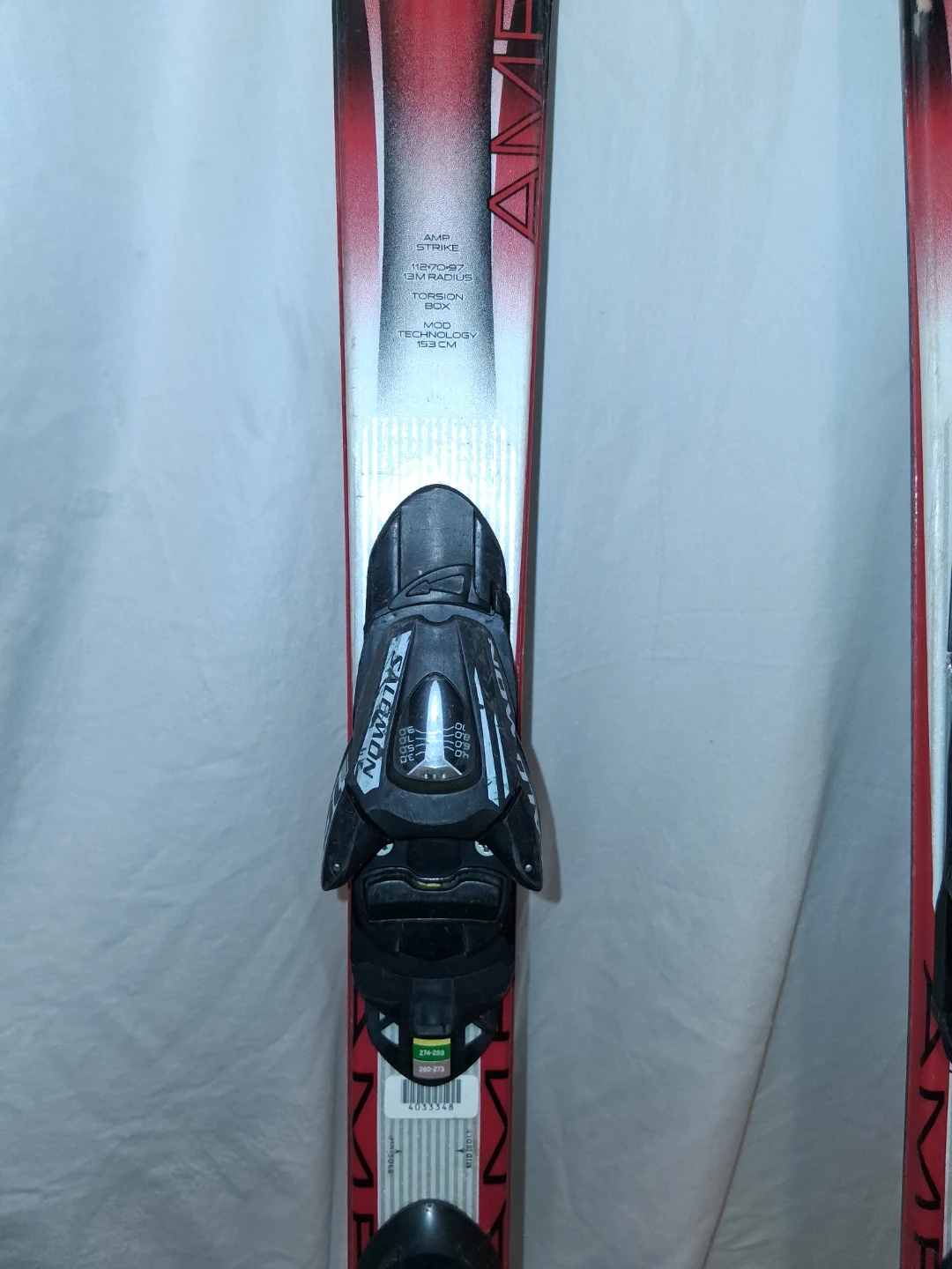 K2 AMP Strike Skis with Salomon Bindings - 153cm - photo 4