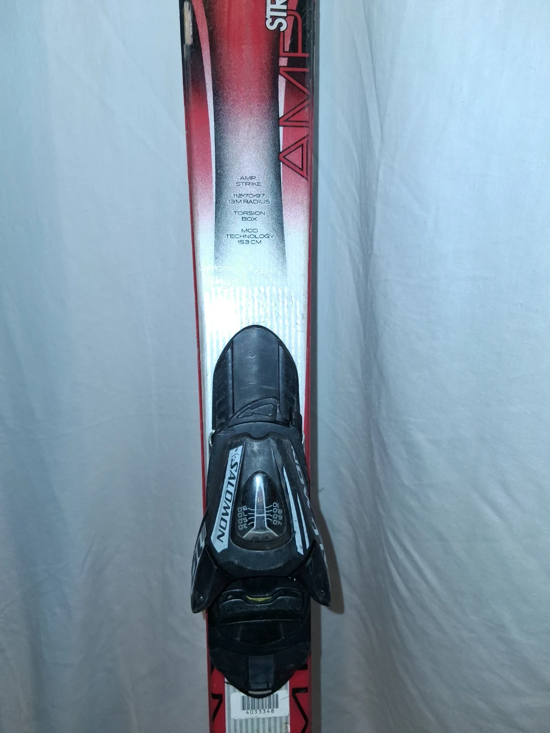 K2 AMP Strike Skis with Salomon Bindings - 153cm - photo 5