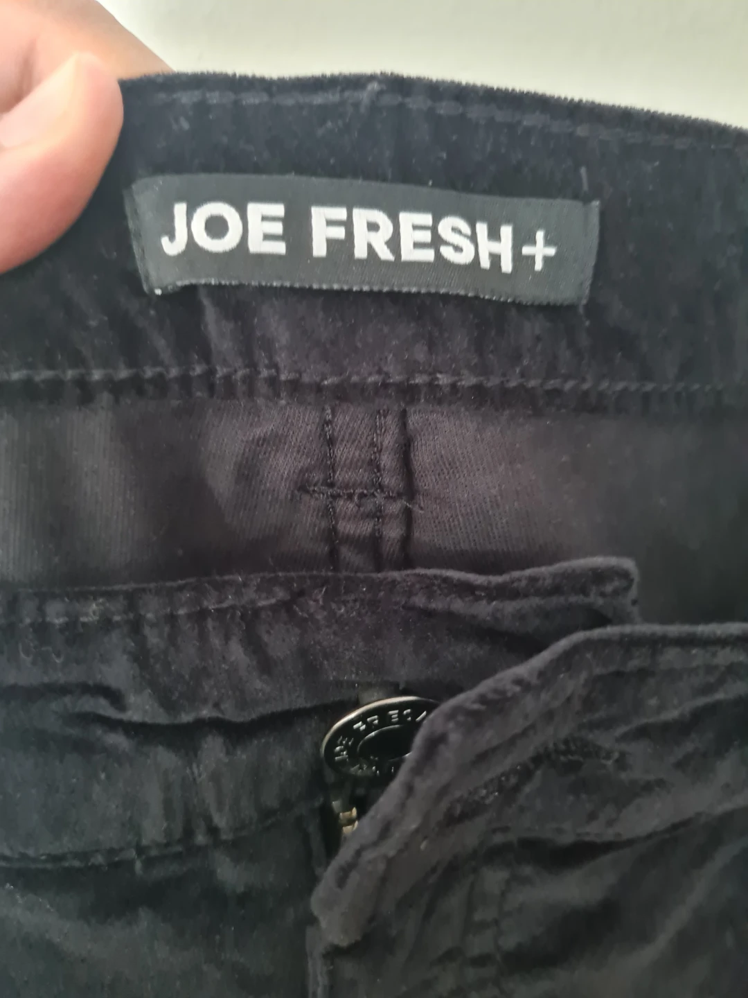 Joe Fresh+ High Rise Slim Pants Black Size 16W - photo 2