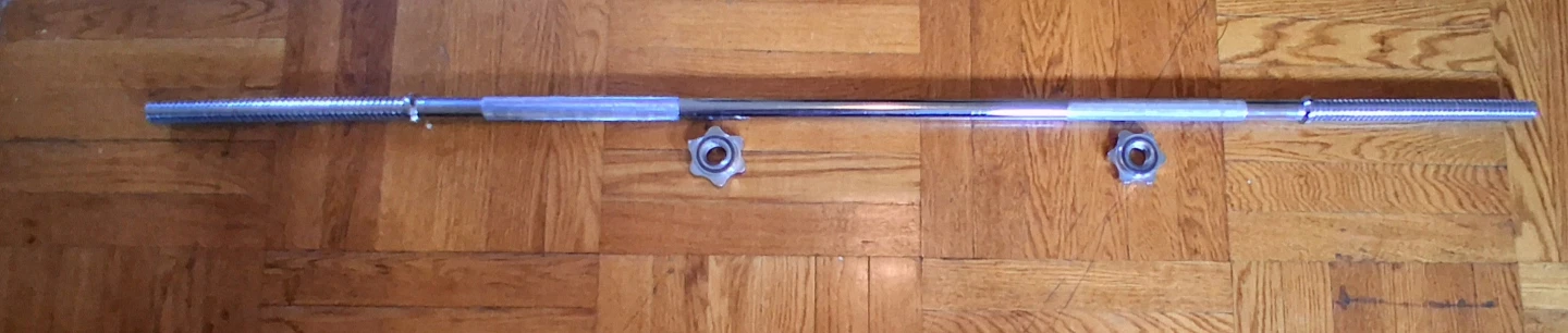 Weight Plates 2 x(10LB, 15LB, 25LB) and 60-Inch Barbell