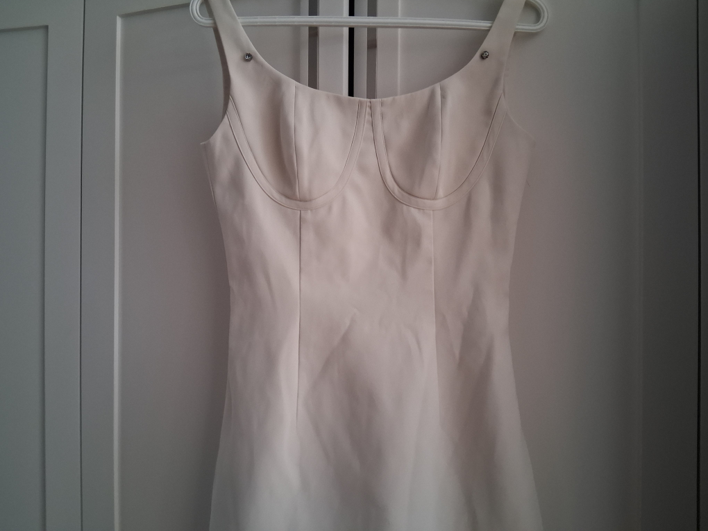Cream dress  with tag