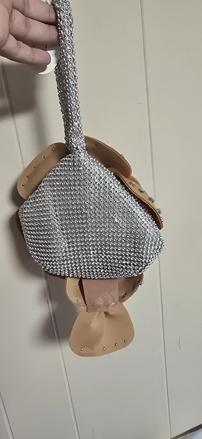 Sparkly Flower Clutch Purse - photo 2