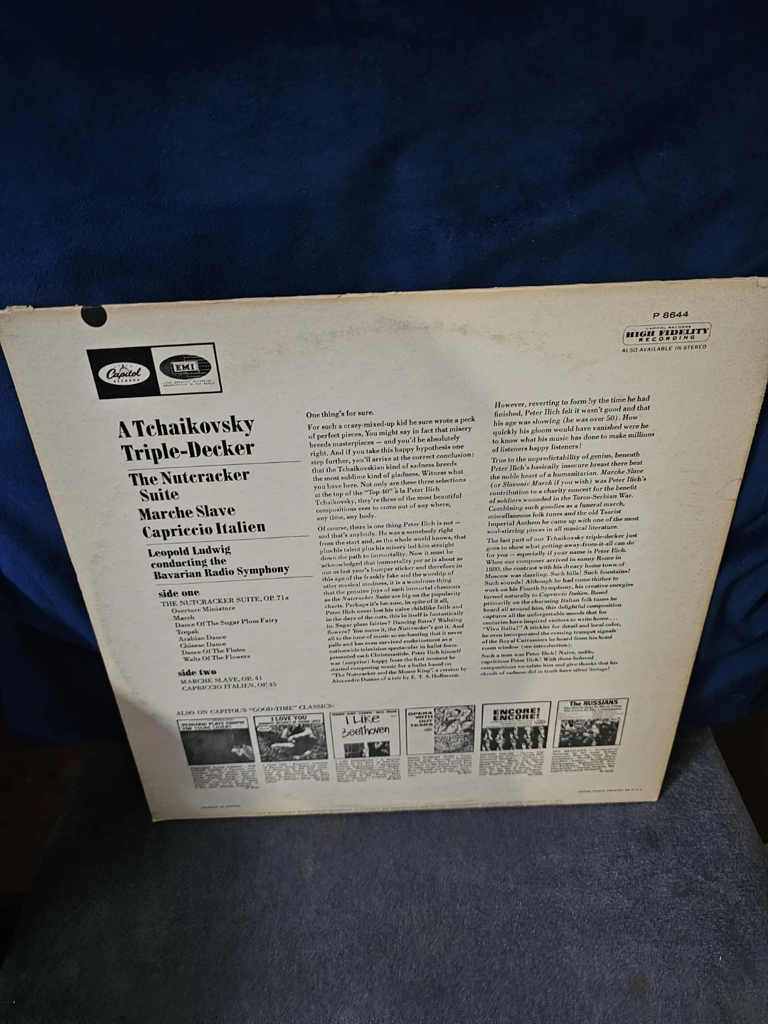 Capitol Records Tchaikovsky Triple-Decker The Nutcracker Suite - photo 2