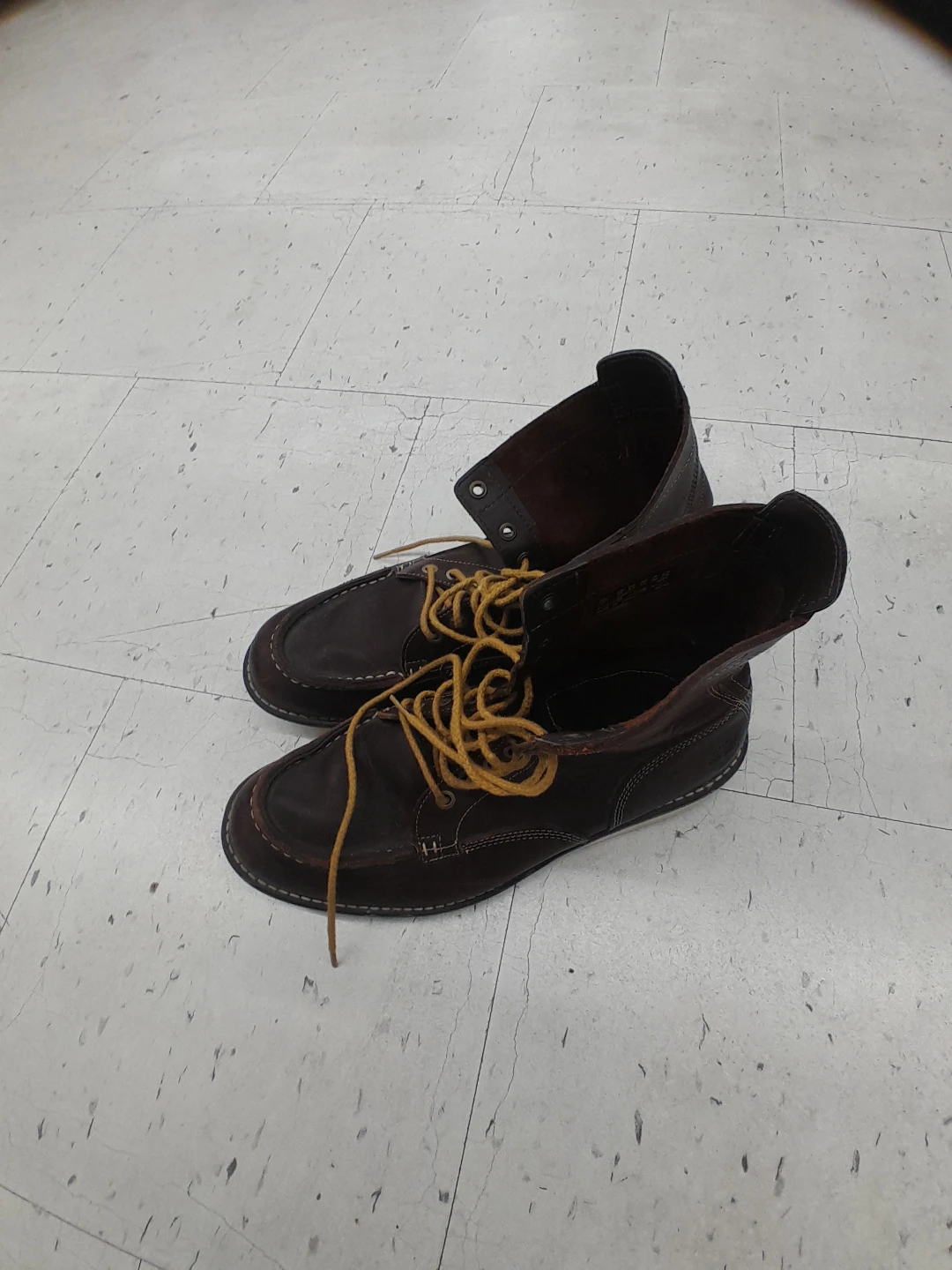 Men's Brown Leather Original Timberland Size 9.5 - photo 2