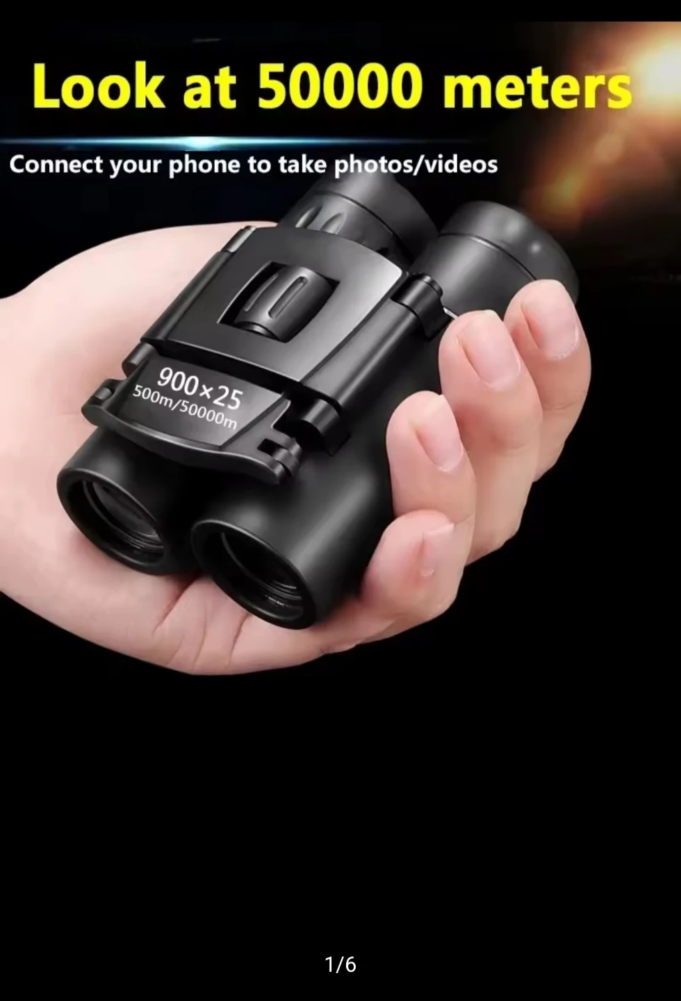 900x25 Compact Binoculars