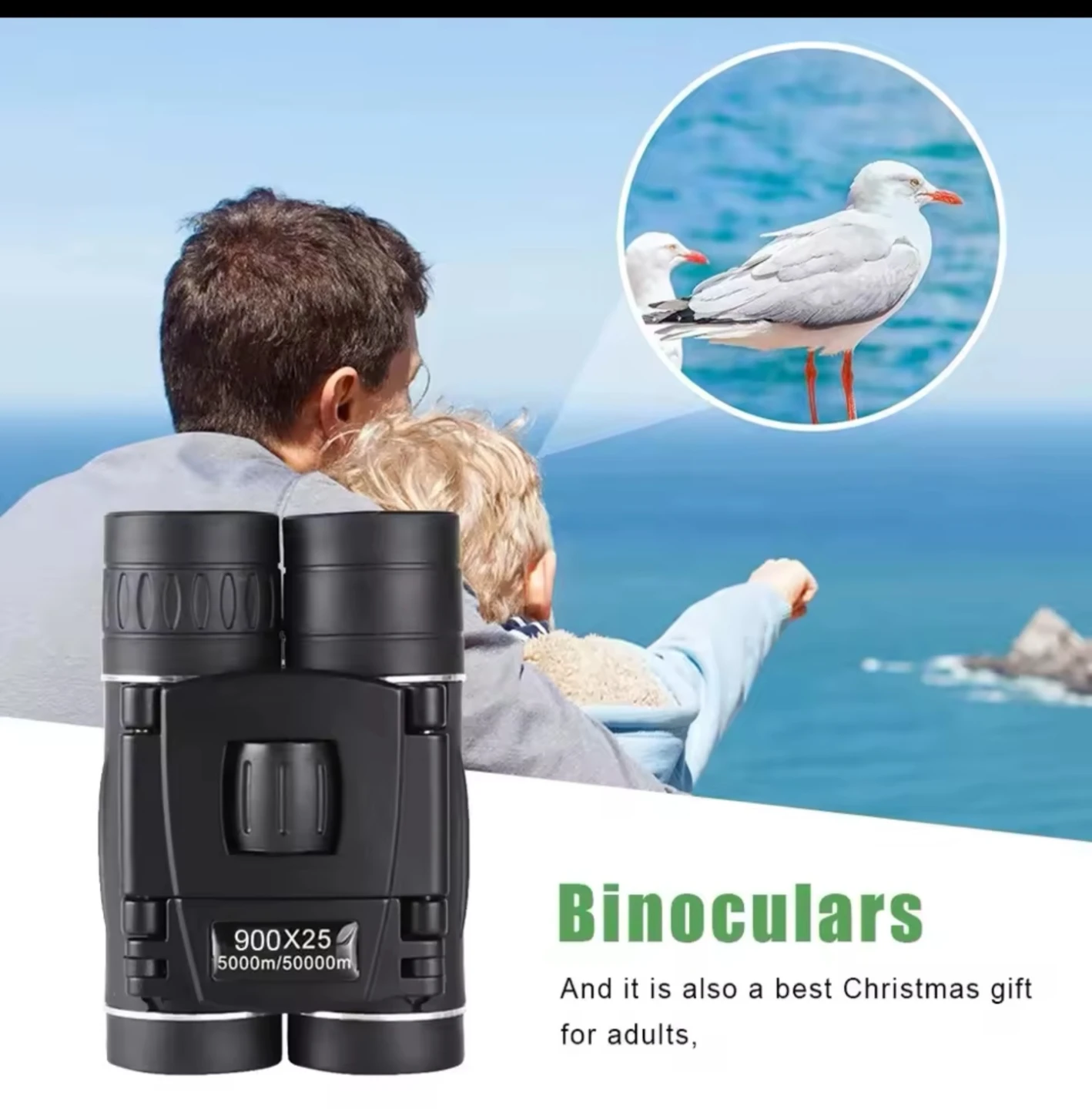 900x25 Compact Binoculars - photo 2