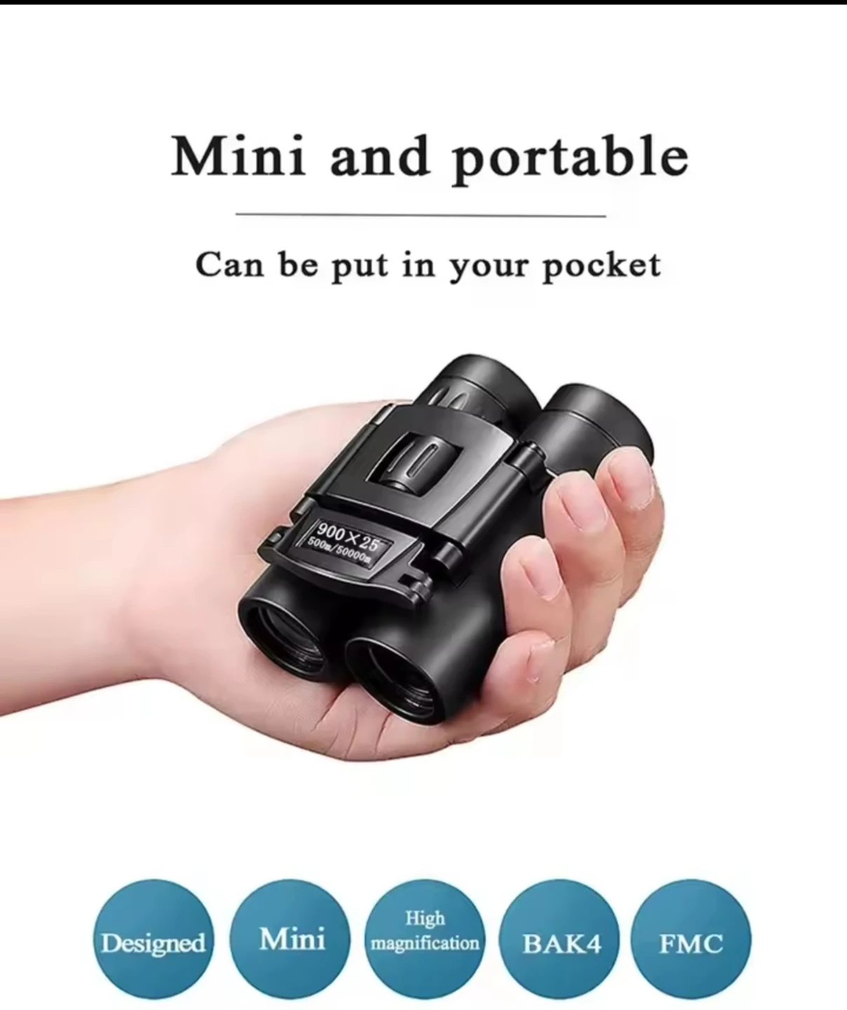 900x25 Compact Binoculars - photo 4
