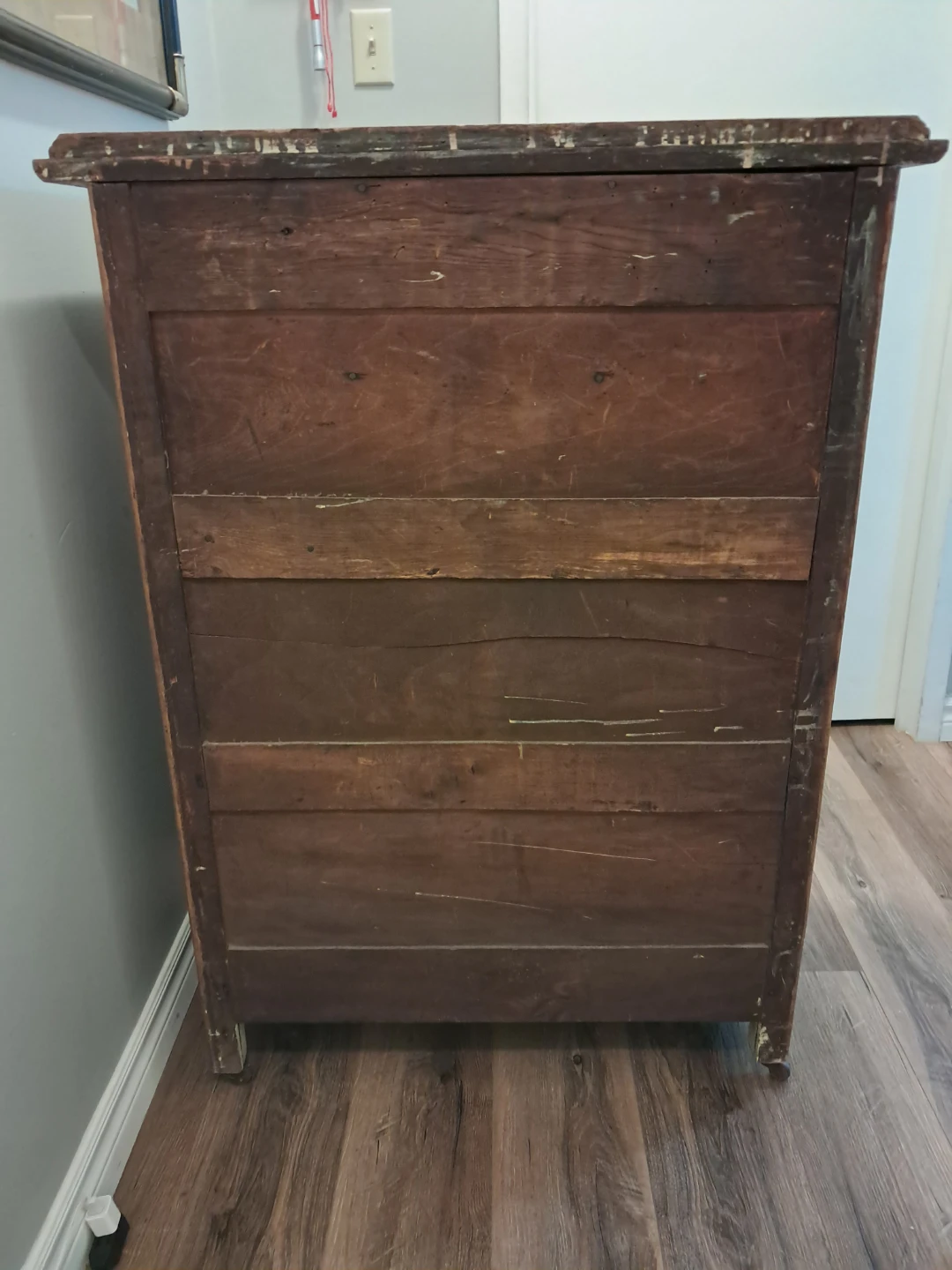 Antique Wooden Dresser with 7 Drawers - photo 4