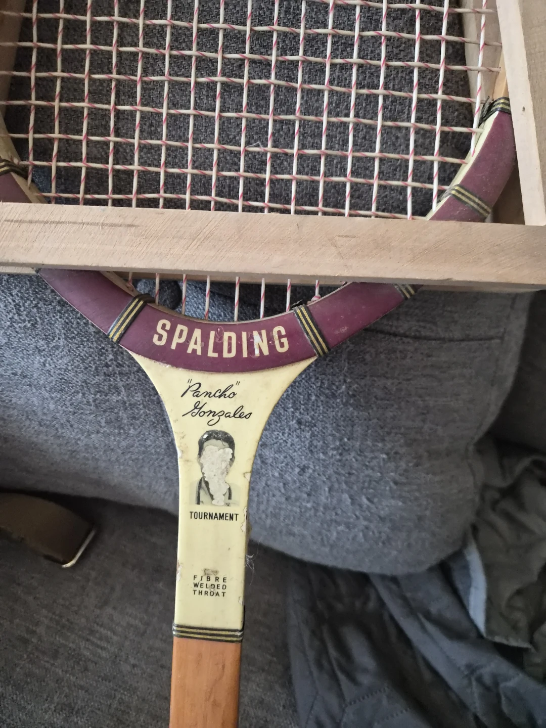 FLASH SALE 7 HOURS TODAY July 9th ?$off  Vintage Spalding Racket - photo 2