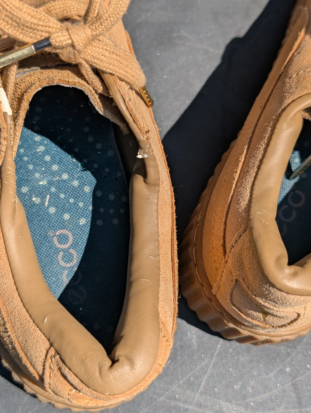 Puma Suede  walking  Shoes - Tan. Womens - photo 2