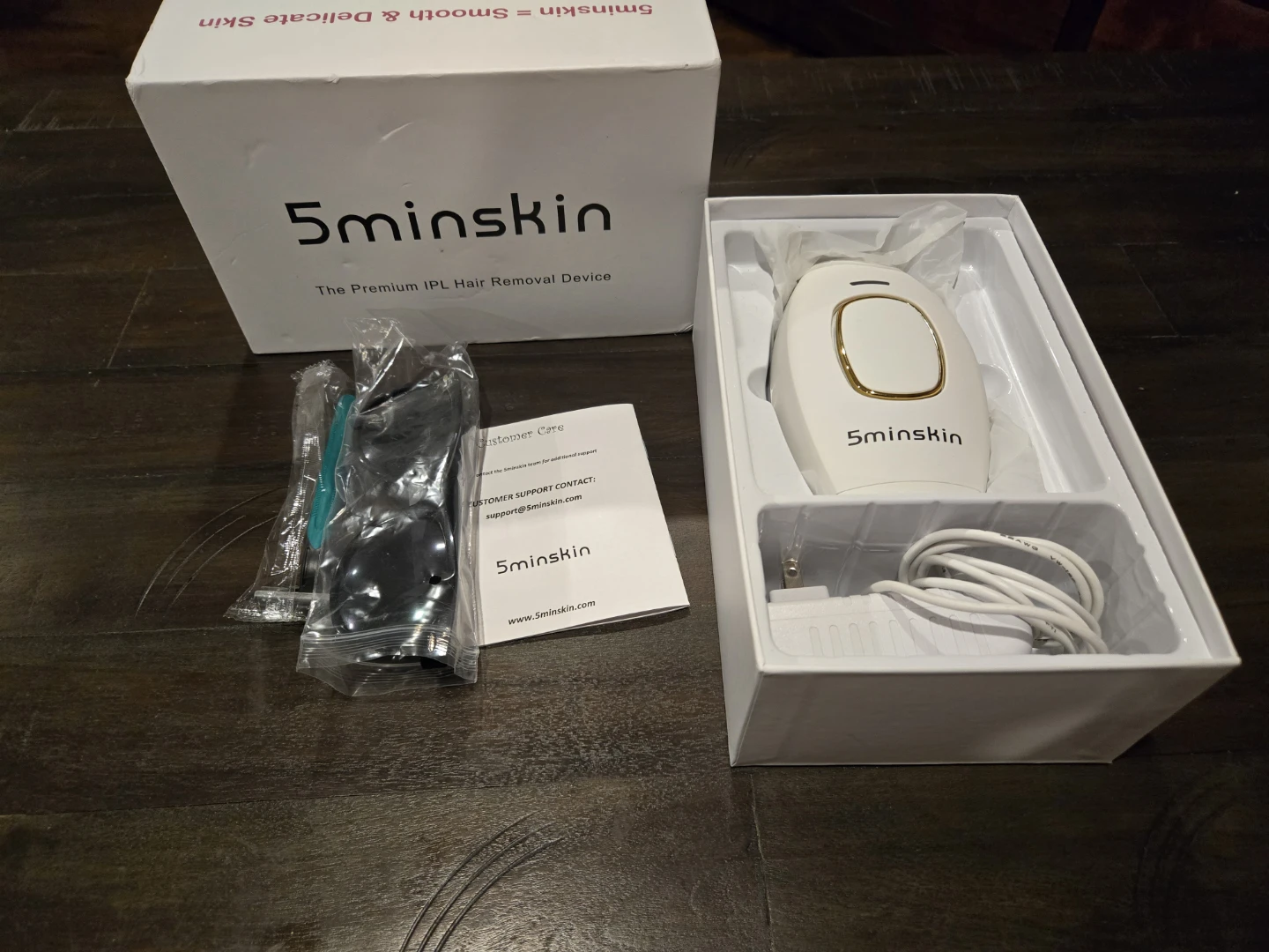 5minskin Premium IPL Hair Removal Device