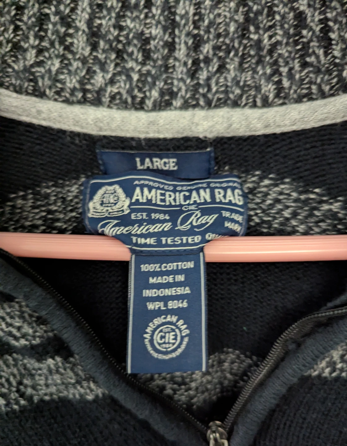 Men's American Rag Cie Quarter Zip Sweater - photo 2