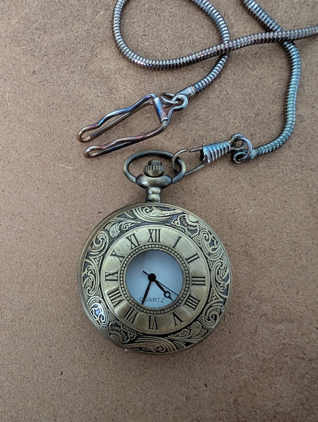 Vintage Pocket Watch with Chain - photo 3