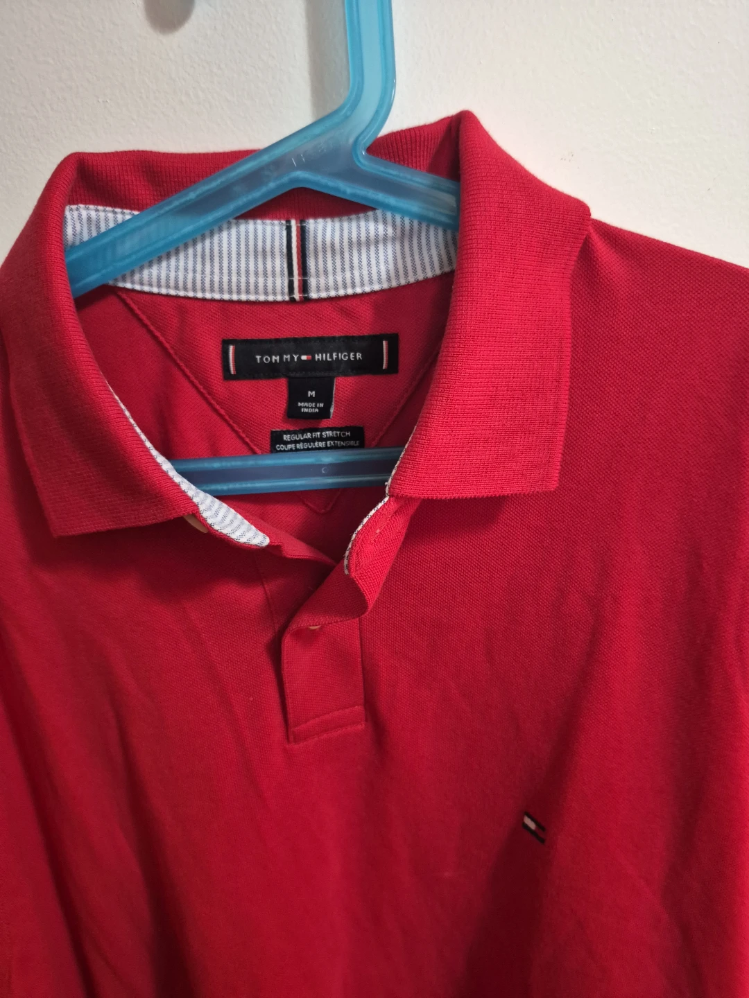 Tommy Hilfiger Red Polo Shirt Size M - photo 2