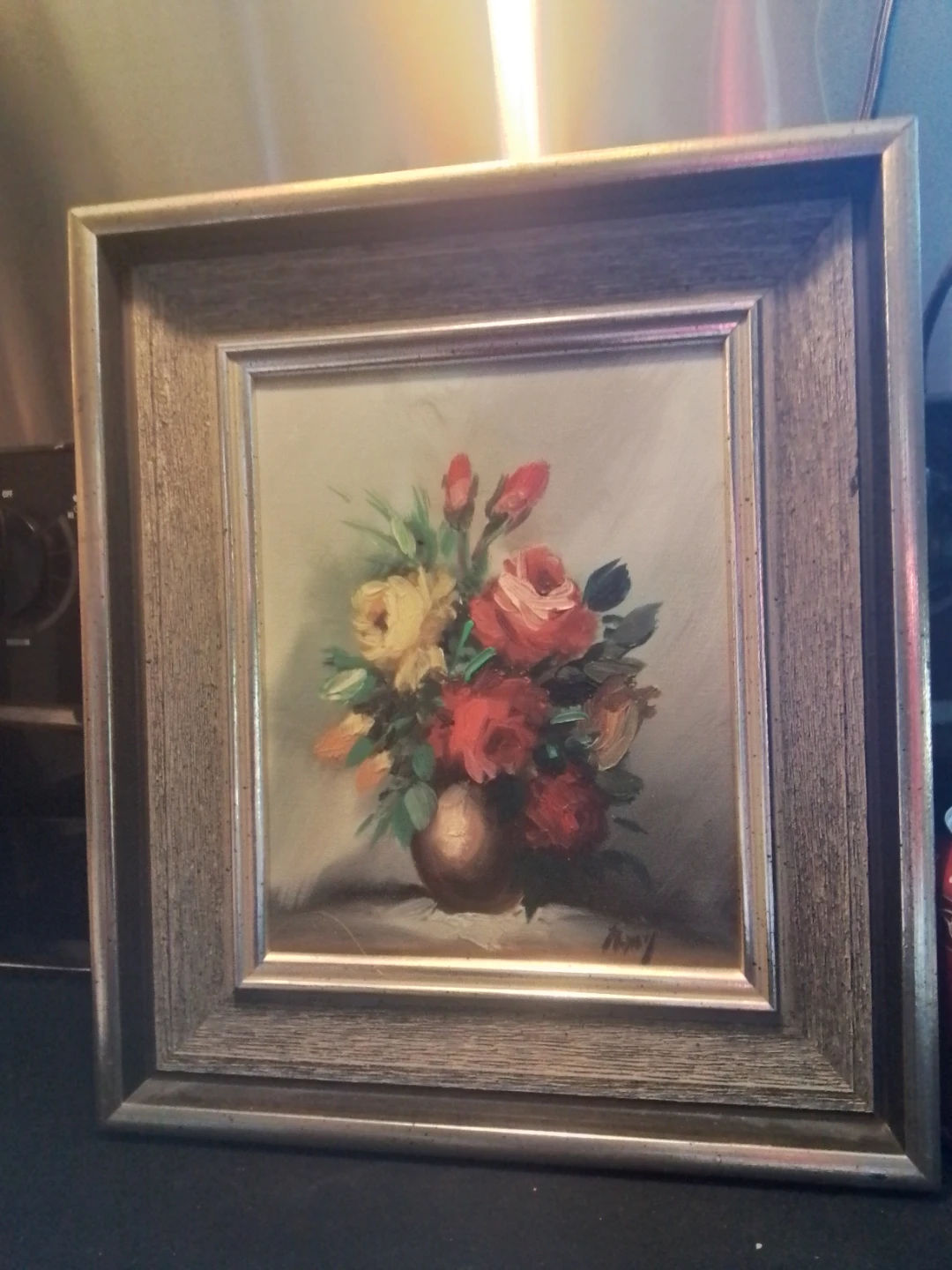Vintage Floral Oil Painting by Amy - photo 2