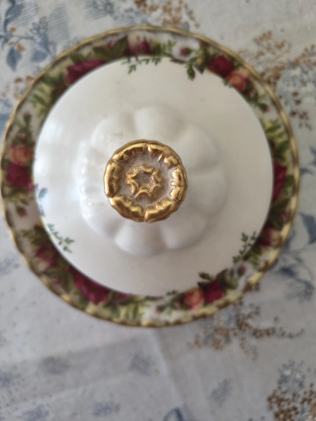 Royal Albert Old Country Roses Butter Dish - photo 3