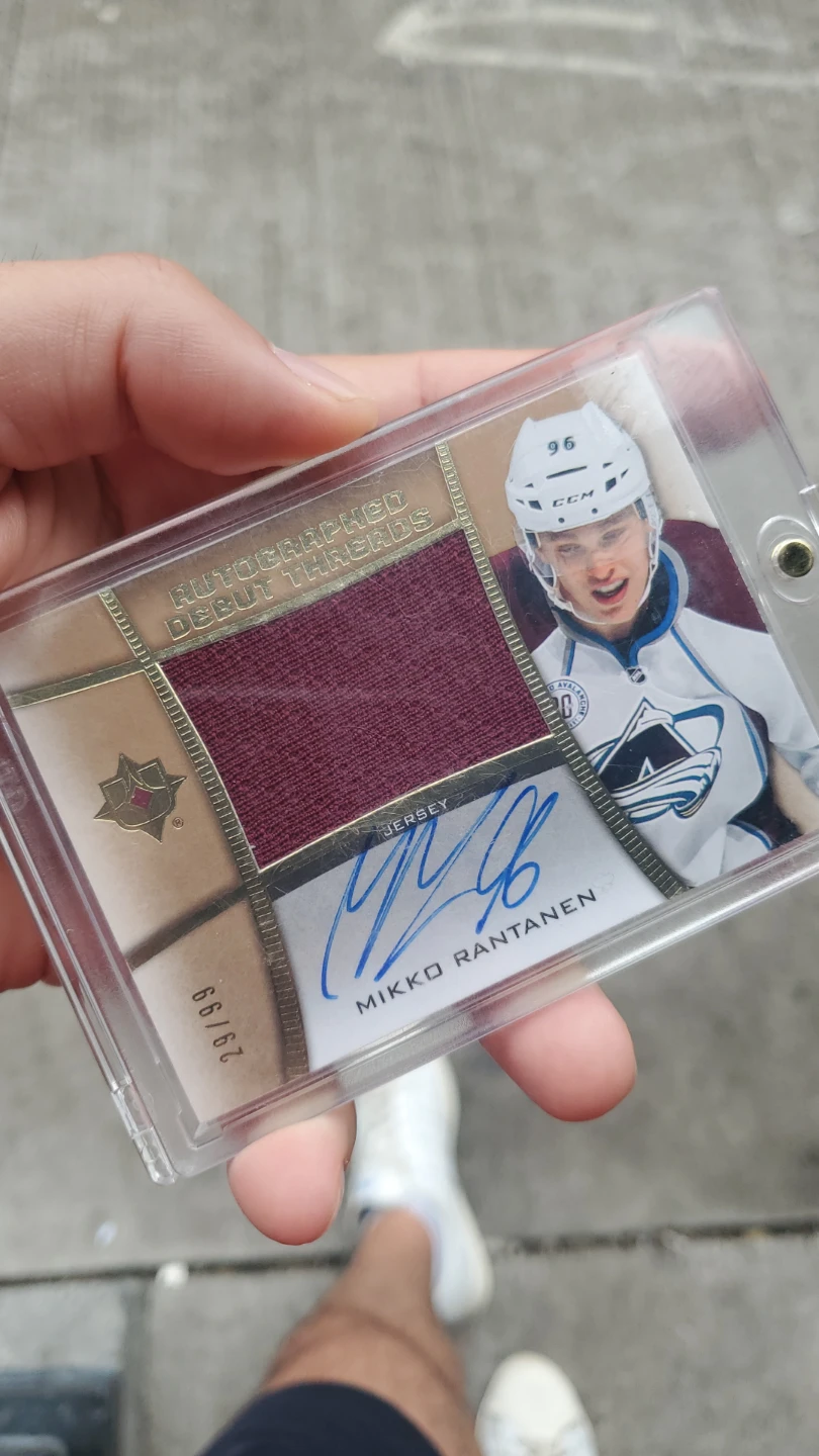 2015 Mikko Rantanen Rookie Auto Patch card /99