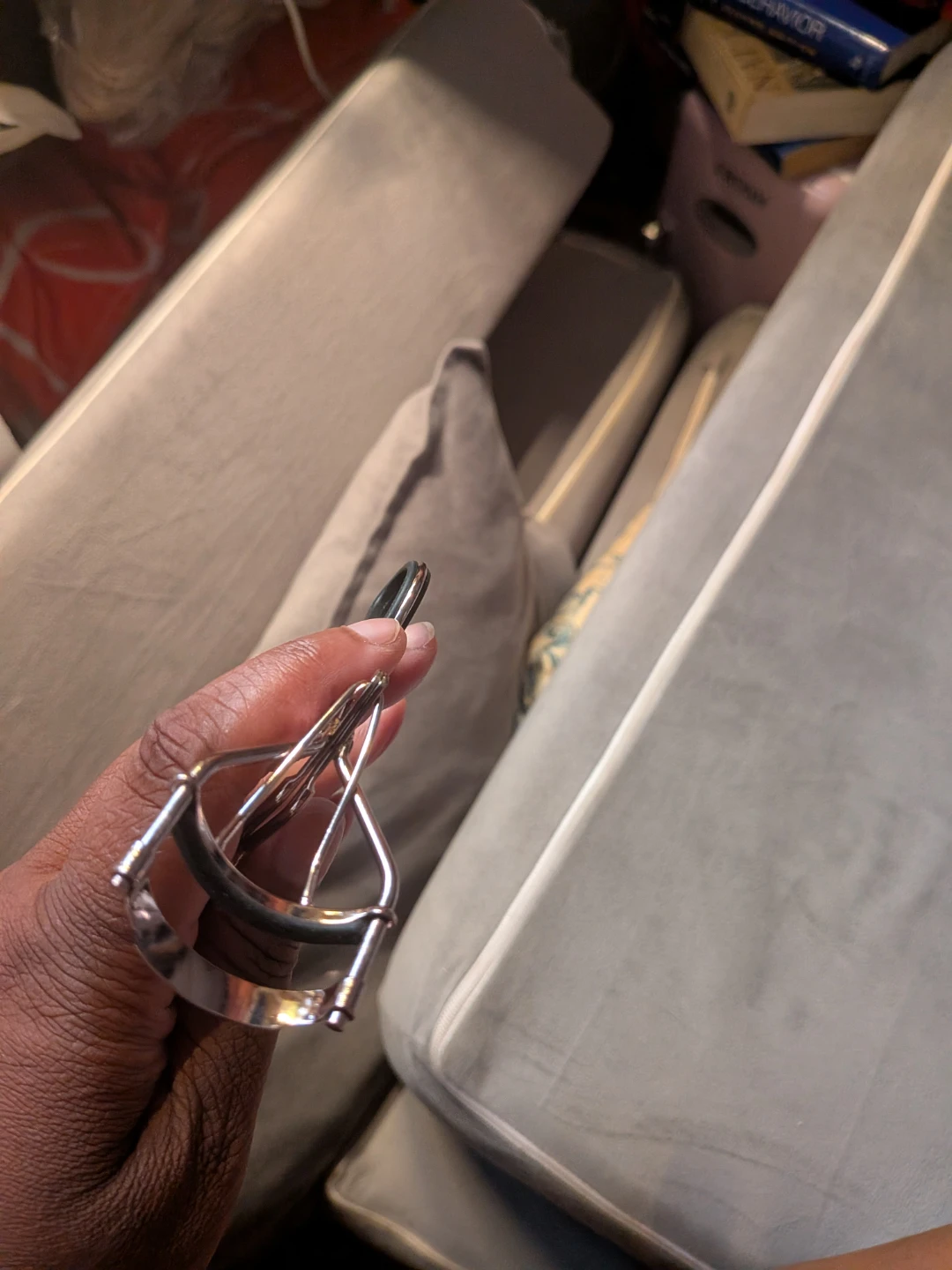 Silver Metal Eyelash Curler - photo 2