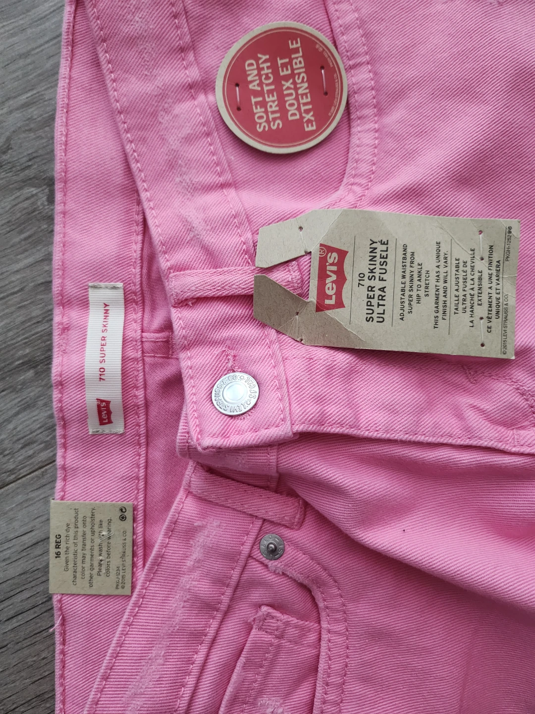 Kids Levi's Pink Super Skinny Ultra Fusion Jeans - photo 2