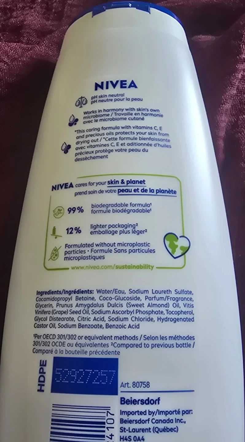 New Nivea Creme Soft & Almond Oil Body Wash - photo 2