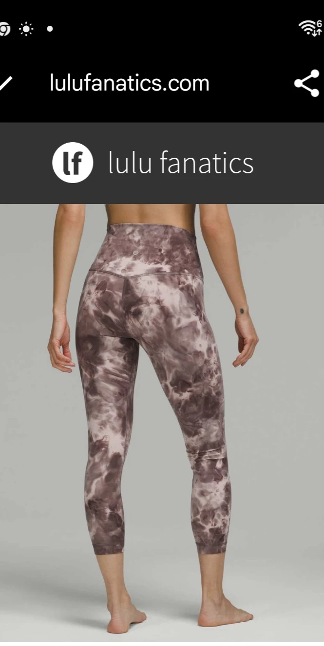 Lululemon Align High-Rise Crop 23" Leggings Diamond Dye - photo 2
