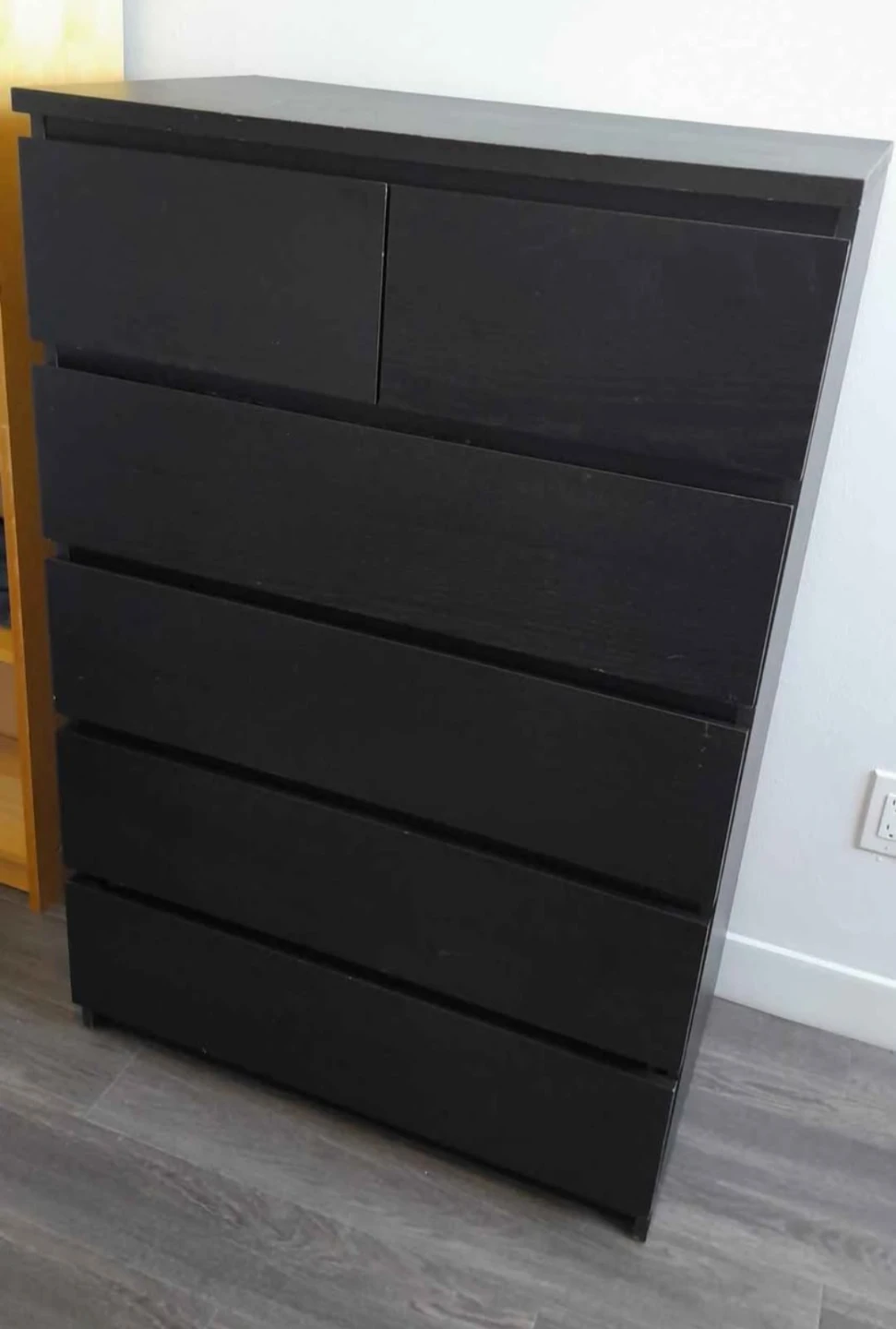 Black 6-Drawer Dresser - photo 3