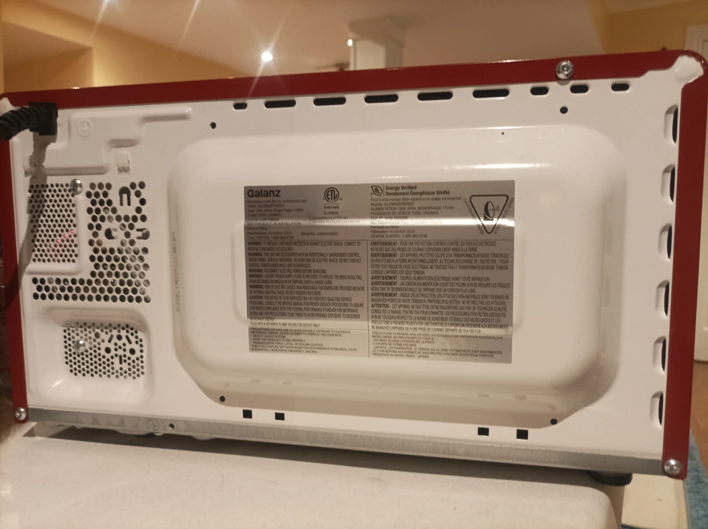 Galanz Retro Microwave - photo 3