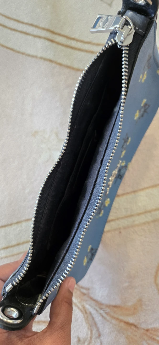 Coach Blue Floral Print Crossbody Bag - photo 4