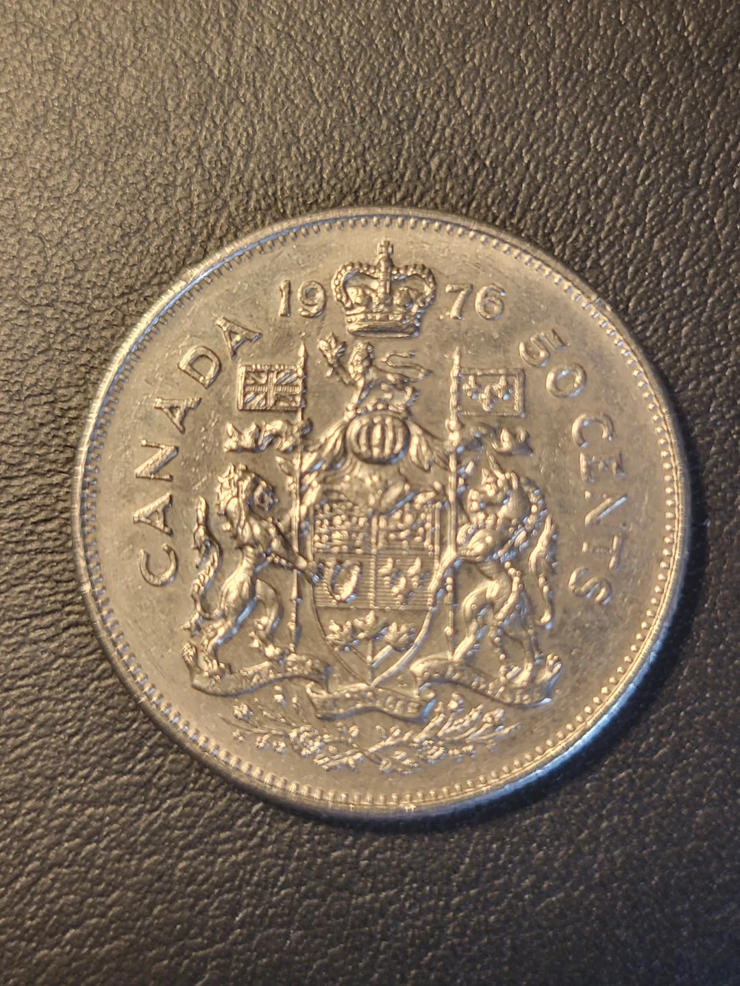 1976 Canada 50 Cents Coin
