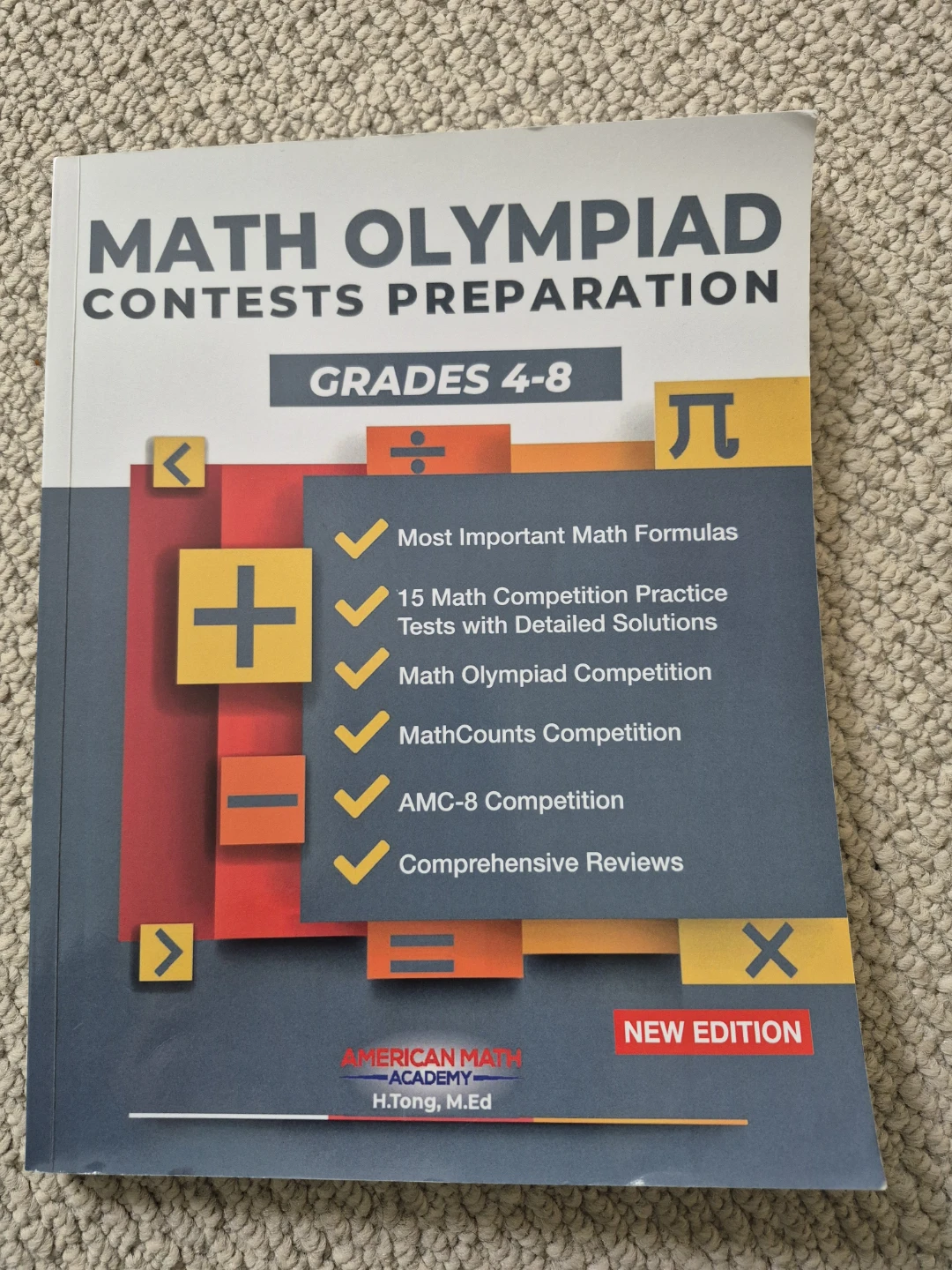 Math Olympiad Contests Preparation Book Grades 4-8