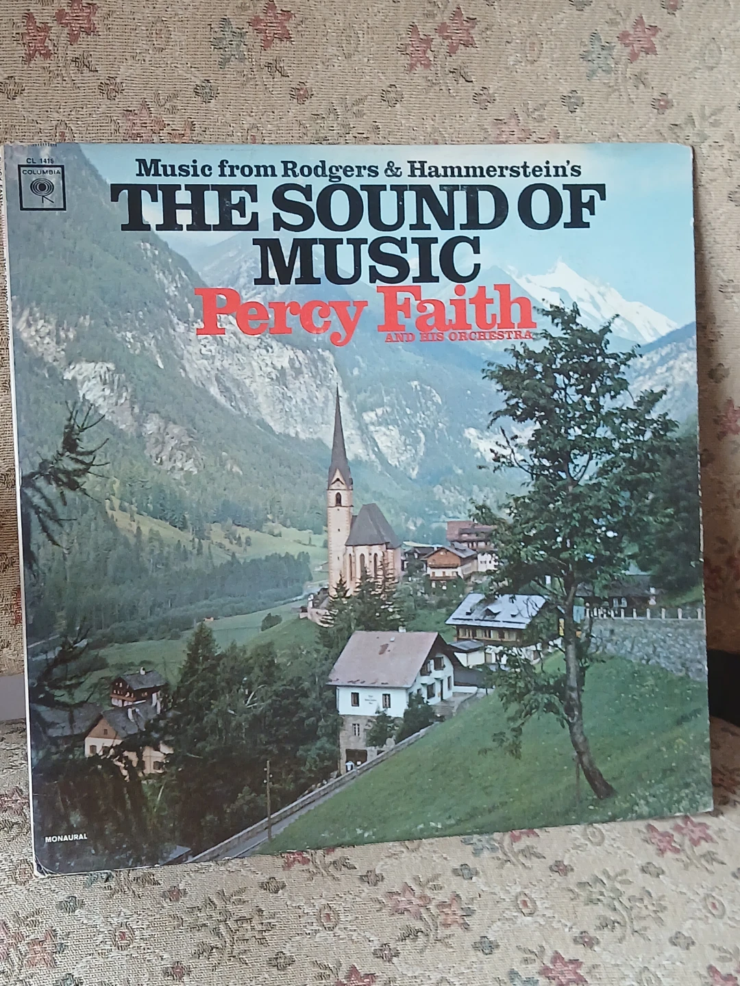The Sound of Music Vinyl Record by Percy Faith & His Orchestra