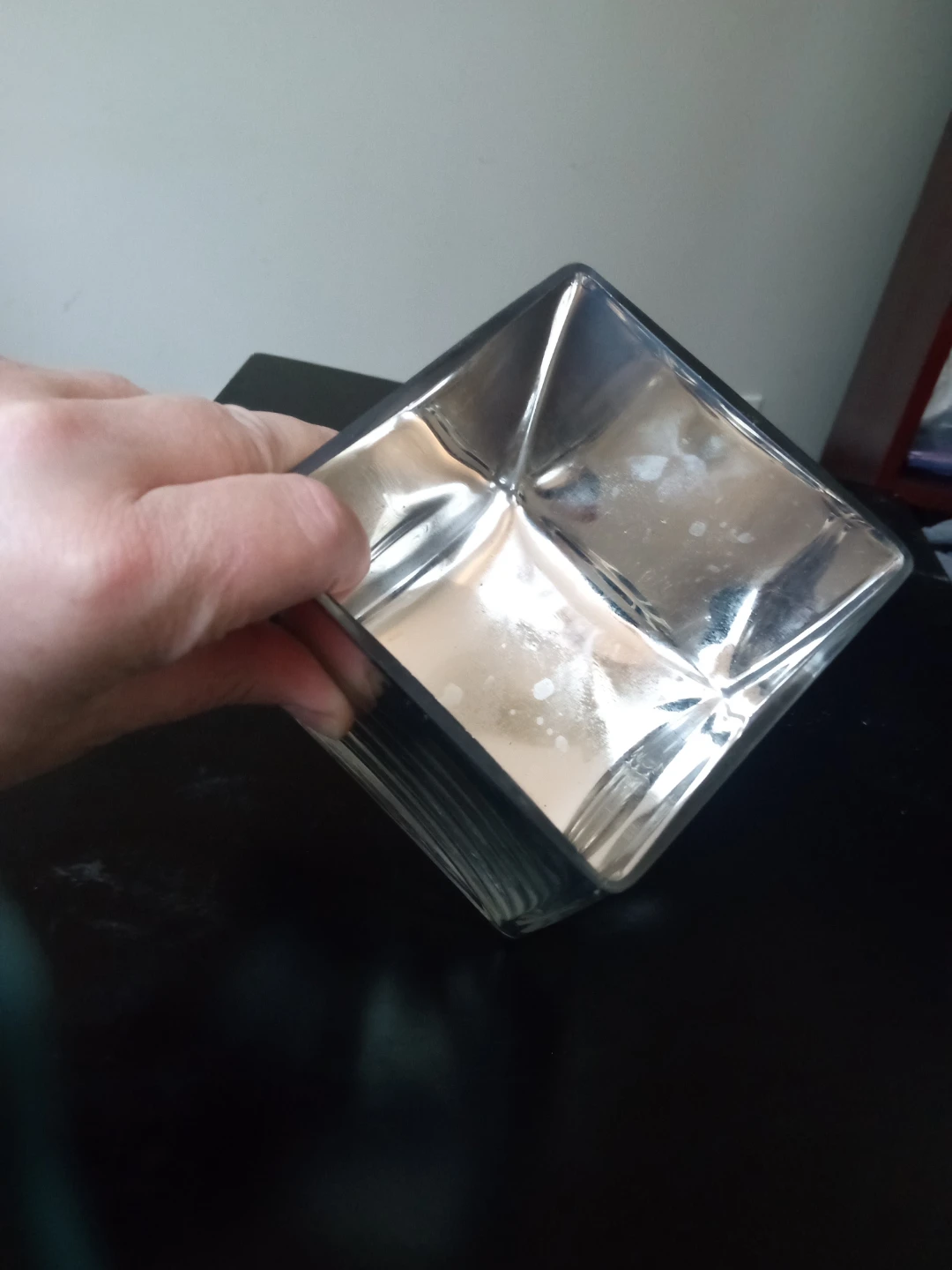 Glass Cube Vase - photo 3