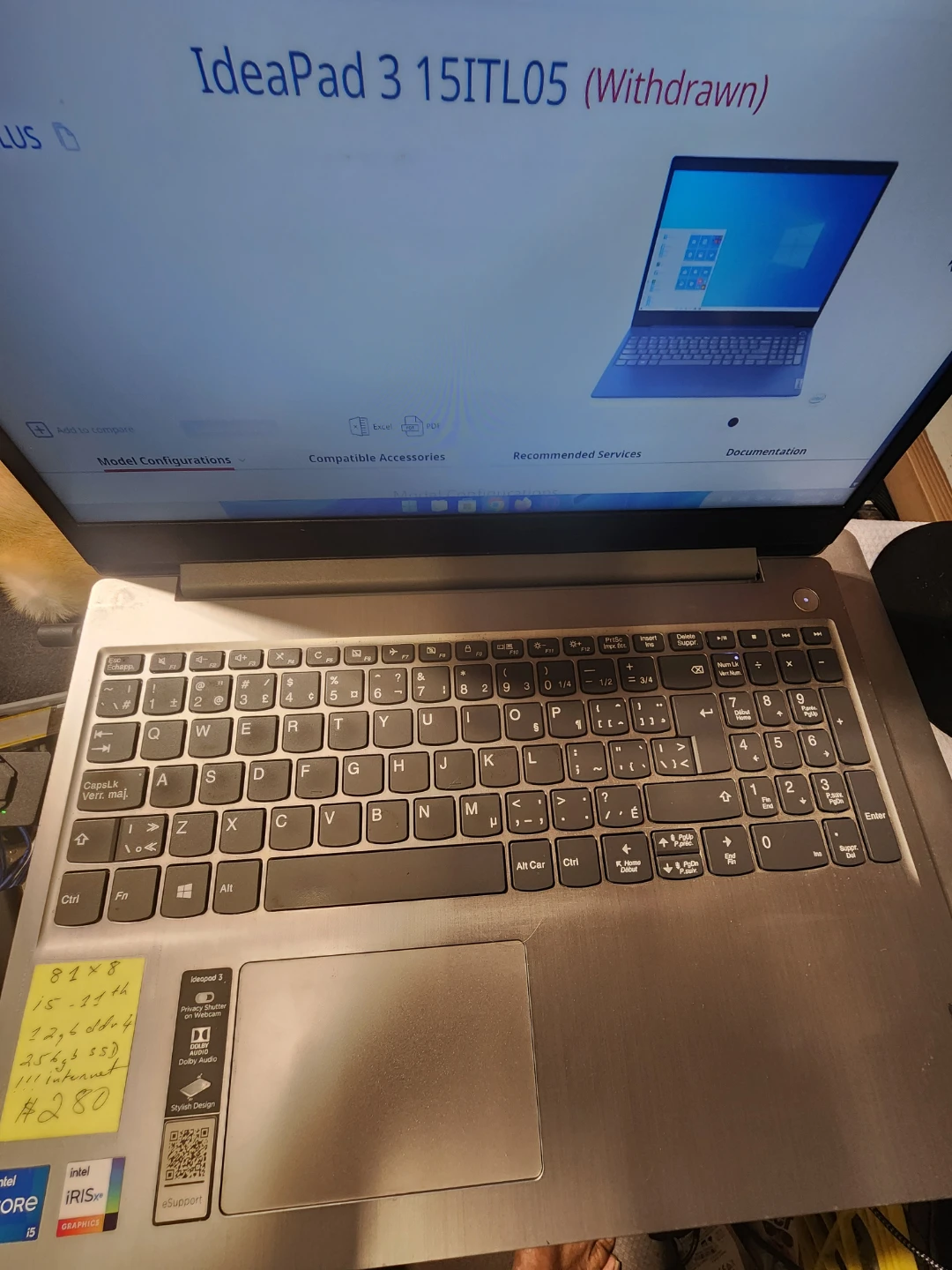 Lenovo IdeaPad 3 15ITL05 Laptop