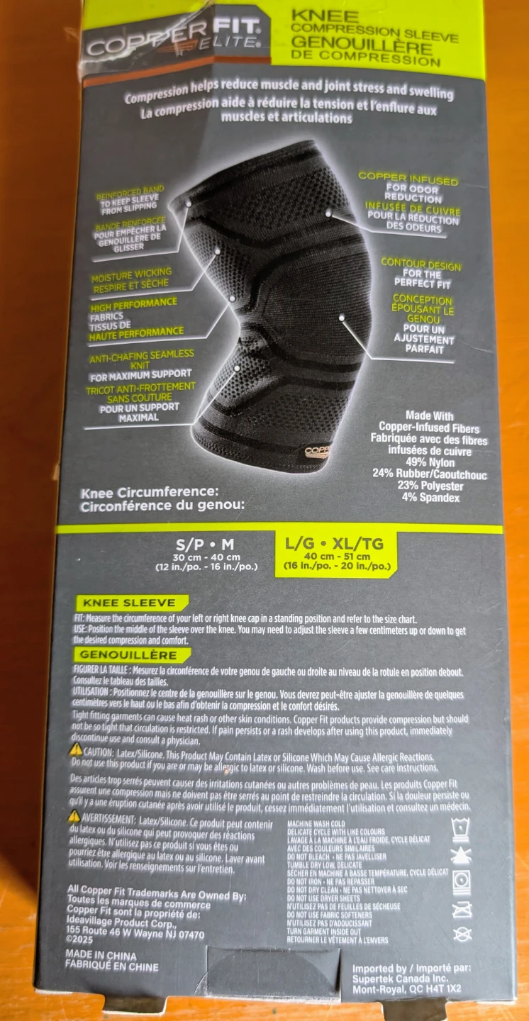 Copper Fit Elite Knee Compression Sleeve - photo 3
